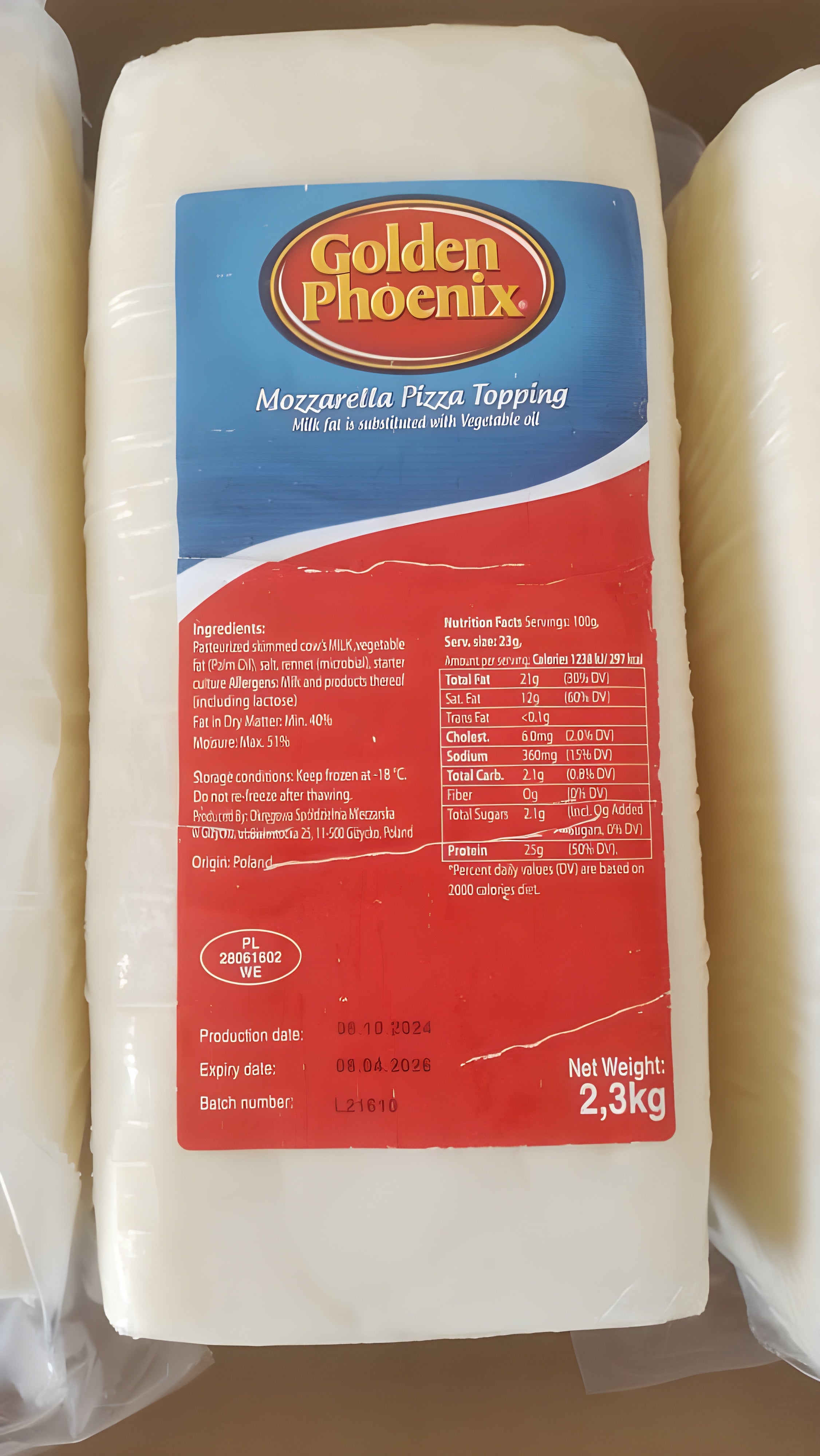 Mozzarella Cheese & Pizza Cheese (Block)